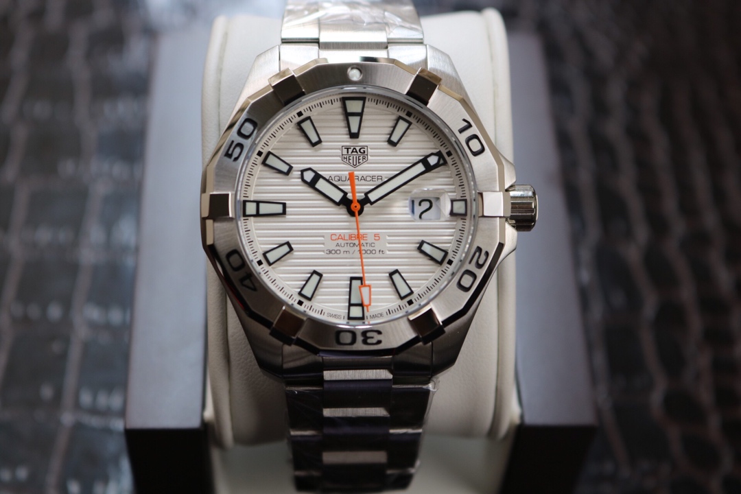 태그호이어 아쿠아레이서 43mm 다이버 오토매틱 남성 시계 레플리카 45489 TAG Heuer