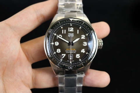 태그호이어 시그니처 43mm 블랙 오토매틱 남성 시계 레플리카 45502 TAG Heuer