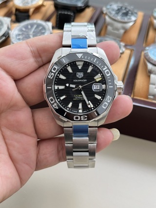 태그호이어 아쿠아레이서 43mm SW200 오토매틱 동관 공장 남성 시계 레플리카 45503 TAG Heuer