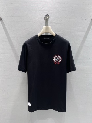 크롬하츠 여성 로고 프린트 오버핏 반팔 티셔츠 레플리카 45682 Chrome Hearts Women T Shirt