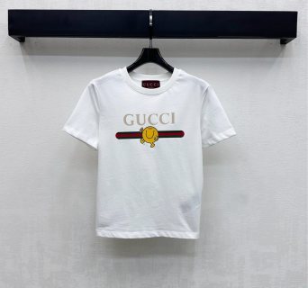 구찌 여성 2026SS 스트라이프 크루넥 코튼 반팔 티셔츠 레플리카 45713 Gucci Women T Shirt