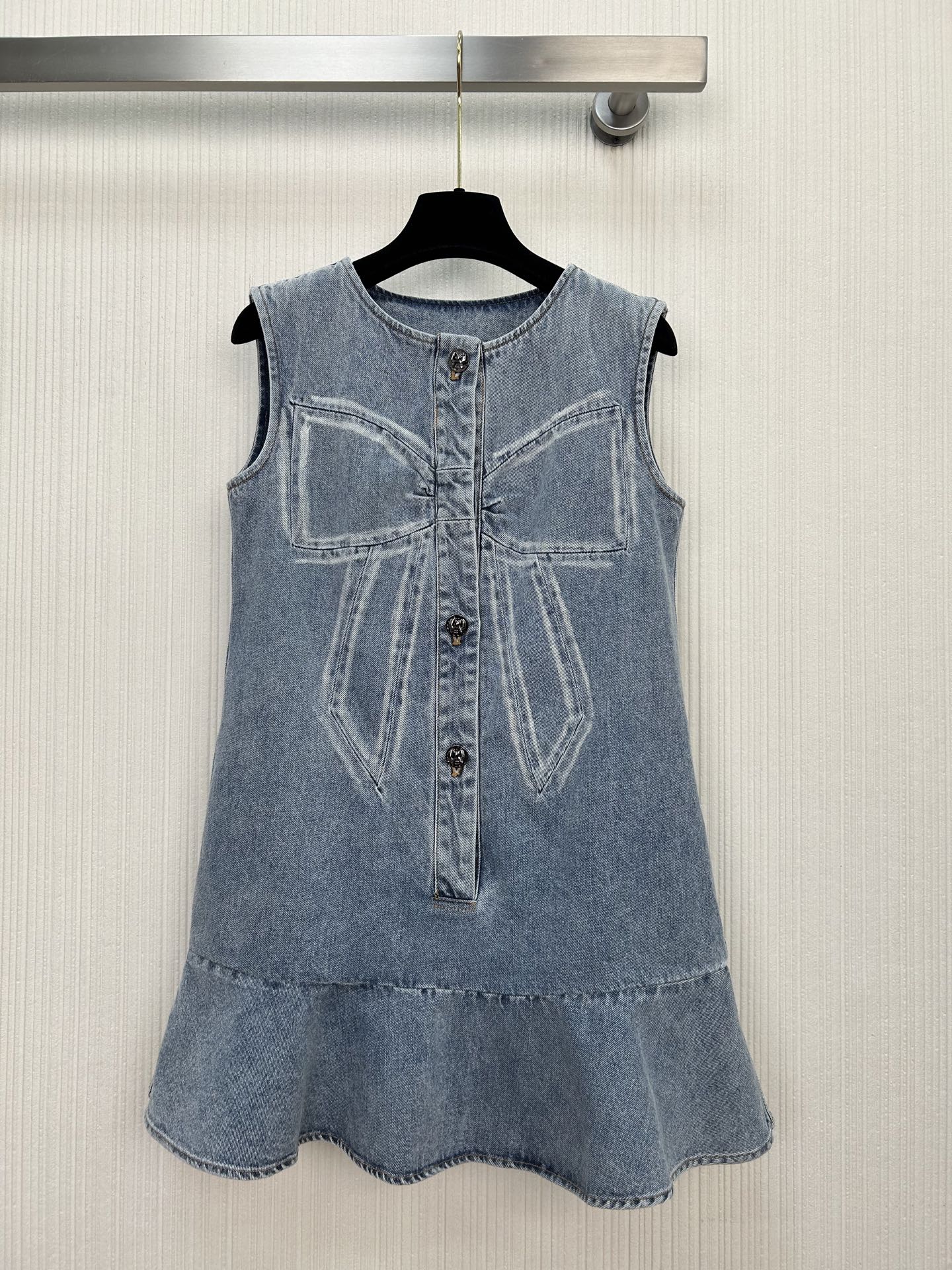 샤넬 여성 2025FW 데님 프린트 원피스 레플리카 46051 Chanel Women Dress