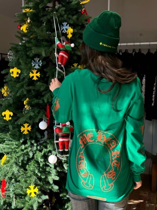크롬하츠 프린트 그린 긴팔 셔츠 여성의류 레플리카 46356 Chrome Hearts Women Long Sleeve