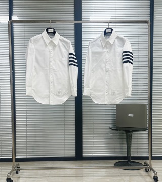 톰브라운 네이비 화이트 남녀공용 바람막이 레플리카 46612 Thom Browne Long Sleeve