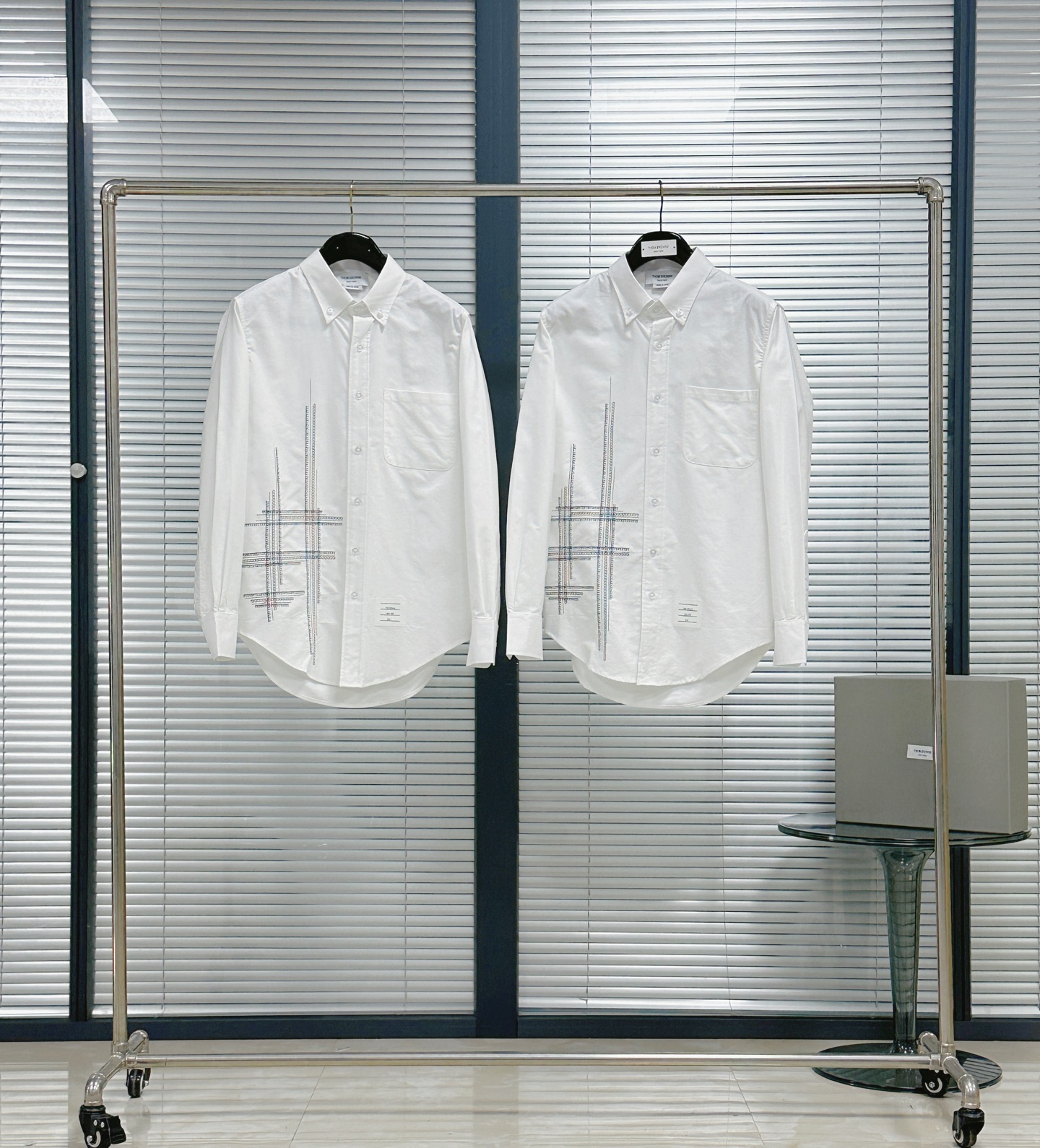 톰브라운 자수 남성 셔츠 레플리카 46637 Thom Browne Long Sleeve