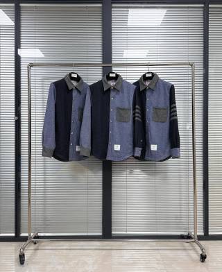 톰브라운 데님 블루 남성 자켓 레플리카 46664 Thom Browne Long Sleeve