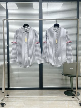 톰브라운 체크 화이트 그레이 남성 청바지 레플리카 46688 Thom Browne Long Sleeve