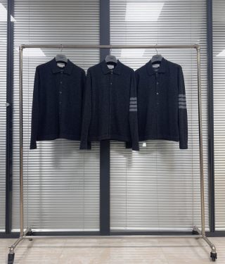 톰브라운 캐시미어 그레이 남성 니트 레플리카 46724 Thom Browne