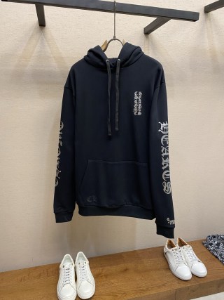 크롬하츠 2025SS 로고 프린트 오버핏 남성 후드 레플리카 46909 Chrome Hearts Hoodie
