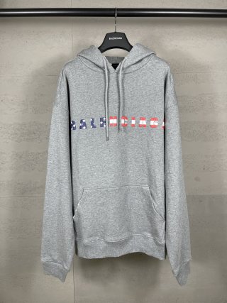 발렌시아가 2025SS 로고 프린트 오버핏 남녀공용 맨투맨 레플리카 46913 Balenciaga Hoodie