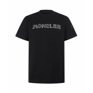 몽클레어 스페이스 자수 로고 남성 반팔 티셔츠 48618