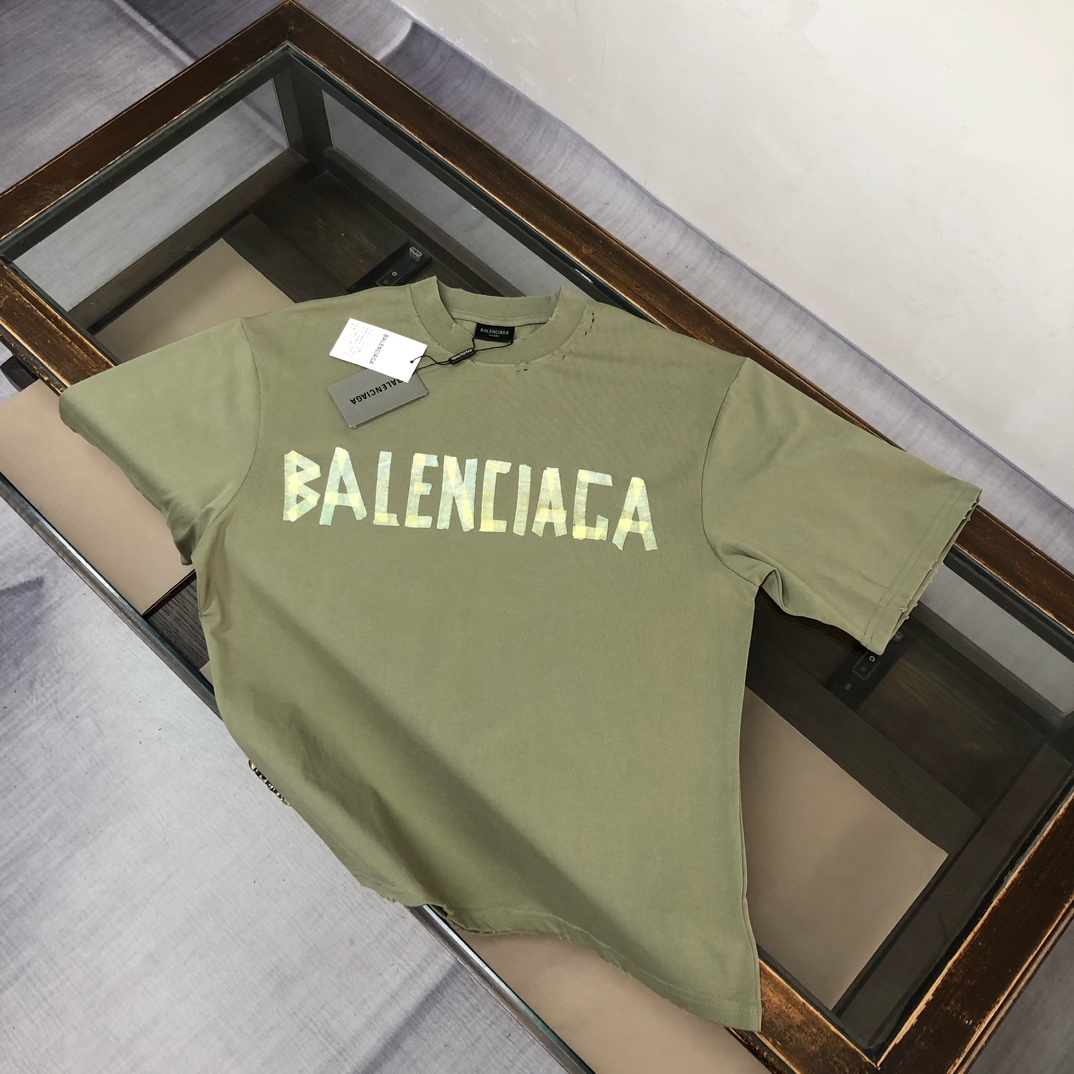 발렌시아가 남성 반팔 26SS 49231 Balenciaga T Shirt
