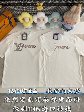 루이비통 자수 여성 반팔 티셔츠 51930