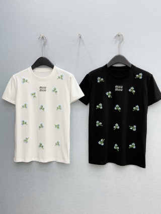 미우미우 여성 반팔 52316 Miu Miu Women T Shirt