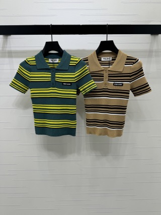 미우미우 여성 반팔 SS 52339 Miu Miu Women T Shirt