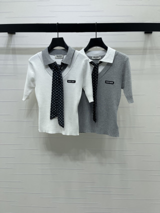 미우미우 여성 반팔 SS 52341 Miu Miu Women T Shirt