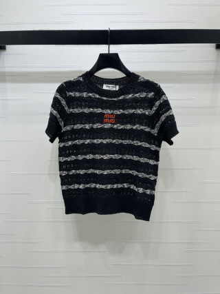 미우미우 여성 반팔 SS 52345 Miu Miu Women T Shirt