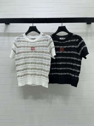 미우미우 여성 반팔 SS 52346 Miu Miu Women T Shirt