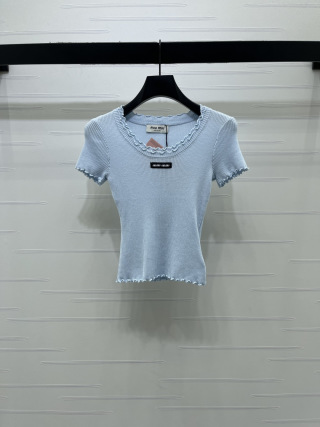 미우미우 여성 반팔 SS 52347 Miu Miu Women T Shirt