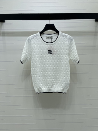 미우미우 여성 반팔 SS 52355 Miu Miu Women T Shirt