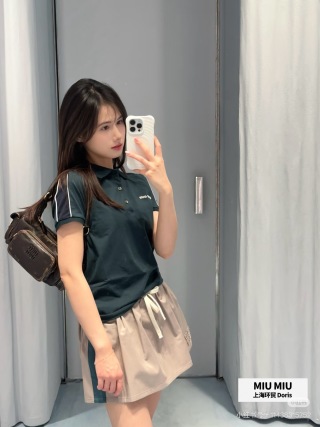 미우미우 여성 반팔 26SS 52382 Miu Miu Women T Shirt