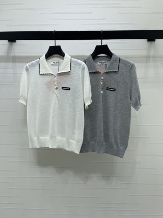 미우미우 여성 반팔 SS 52418 Miu Miu Women T Shirt