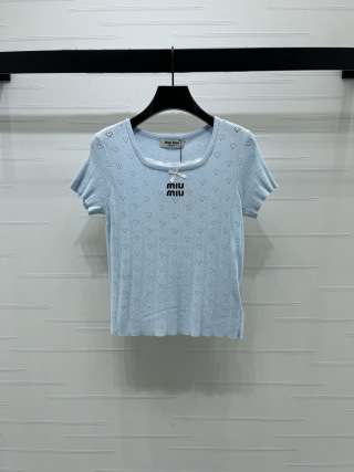 미우미우 여성 반팔 SS 52426 Miu Miu Women T Shirt