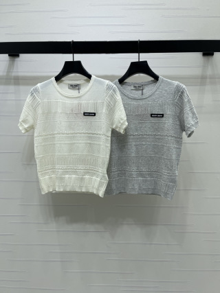 미우미우 여성 반팔 SS 52429 Miu Miu Women T Shirt