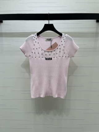 미우미우 여성 반팔 SS 52432 Miu Miu Women T Shirt