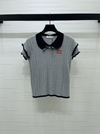 미우미우 여성 반팔 SS 52450 Miu Miu Women T Shirt