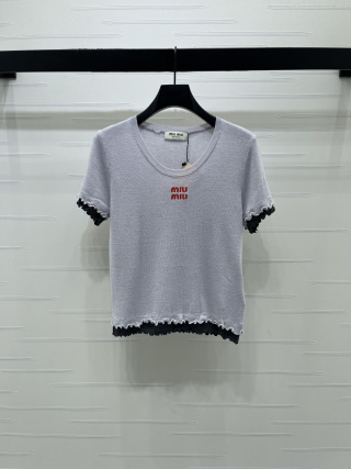 미우미우 여성 반팔 52465 Miu Miu Women T Shirt