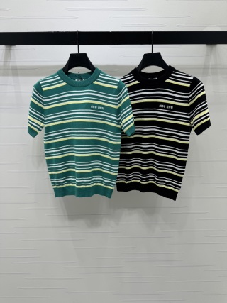 미우미우 여성 반팔 SS 52468 Miu Miu Women T Shirt