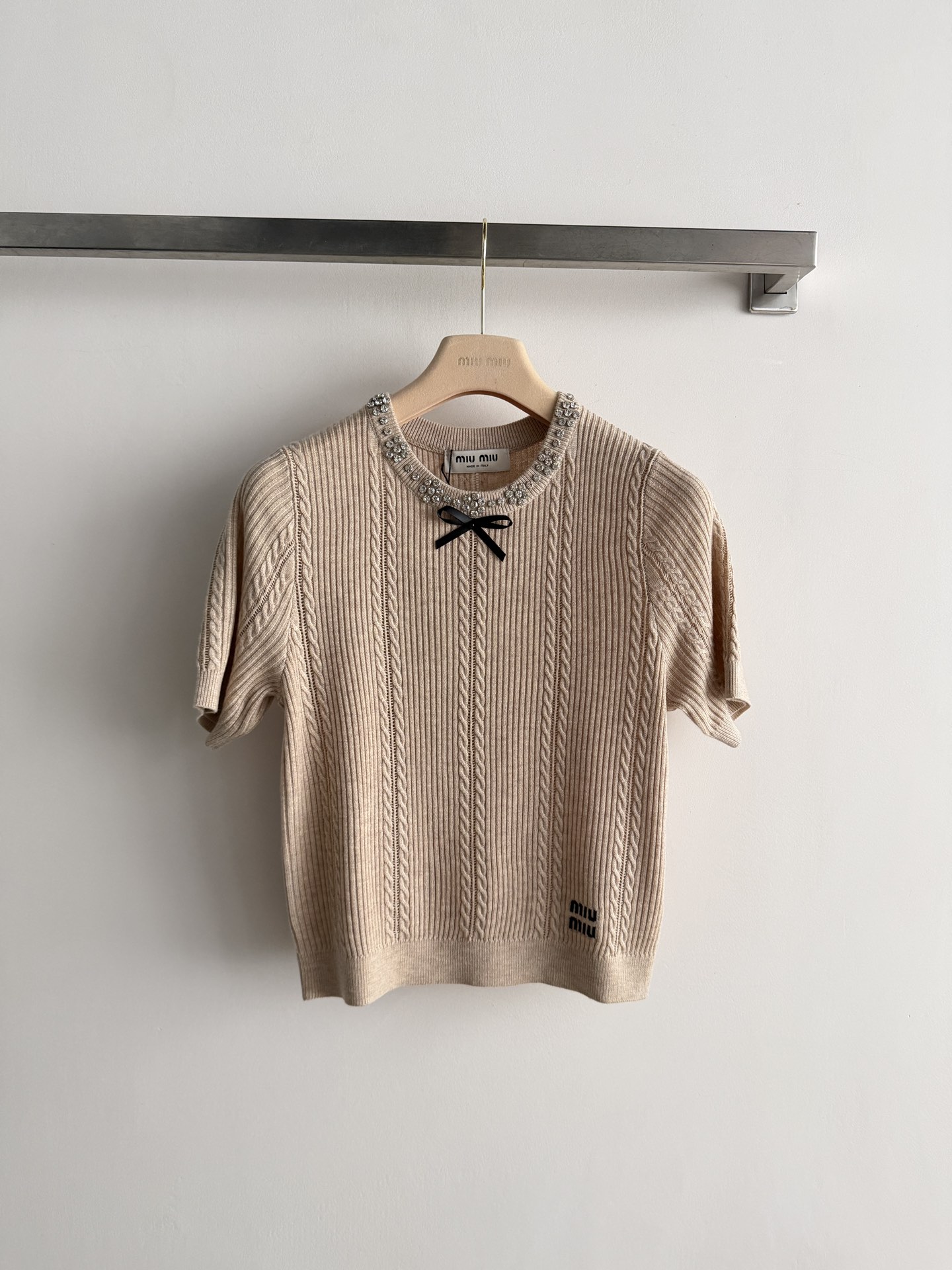 미우미우 여성 반팔 캐시미어 52491 Miu Miu Women T Shirt