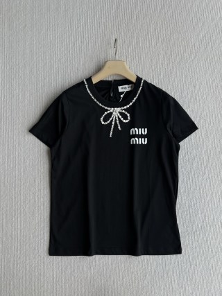 미우미우 여성 반팔 SS 52496 Miu Miu Women T Shirt