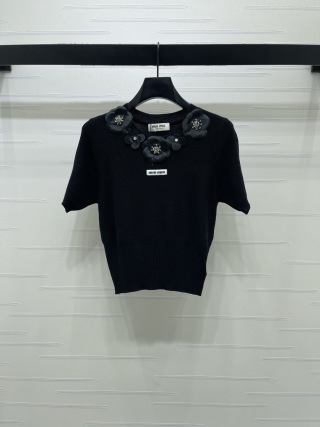 미우미우 여성 반팔 SS 52537 Miu Miu Women T Shirt