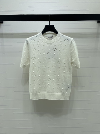 미우미우 여성 반팔 SS 52793 Miu Miu Women T Shirt