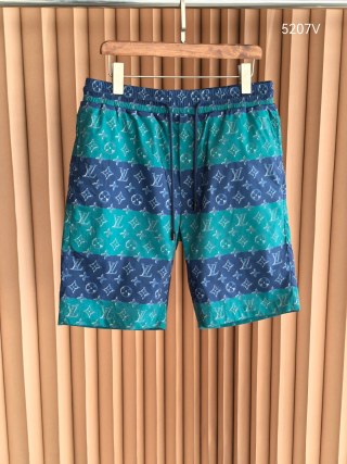 루이비통 2026SS 프린트 스트라이프 밴딩 반바지 5283 Louis Vuitton Shorts