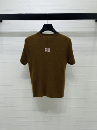 미우미우 여성 반팔 SS 52844 Miu Miu Women T Shirt