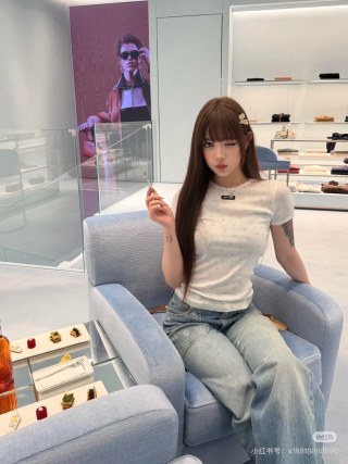 미우미우 여성 반팔 26FW 52848 Miu Miu Women T Shirt