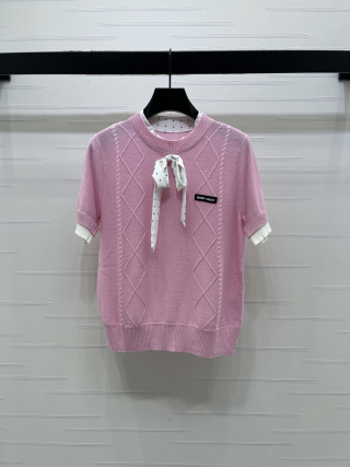 미우미우 여성 반팔 52876 Miu Miu Women T Shirt