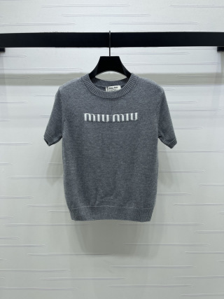 미우미우 여성 반팔 SS 52886 Miu Miu Women T Shirt
