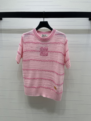 미우미우 여성 반팔 SS 52893 Miu Miu Women T Shirt