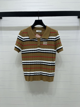 미우미우 여성 반팔 SS 52897 Miu Miu Women T Shirt