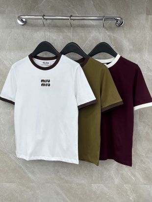 미우미우 여성 반팔 52969 Miu Miu Women T Shirt