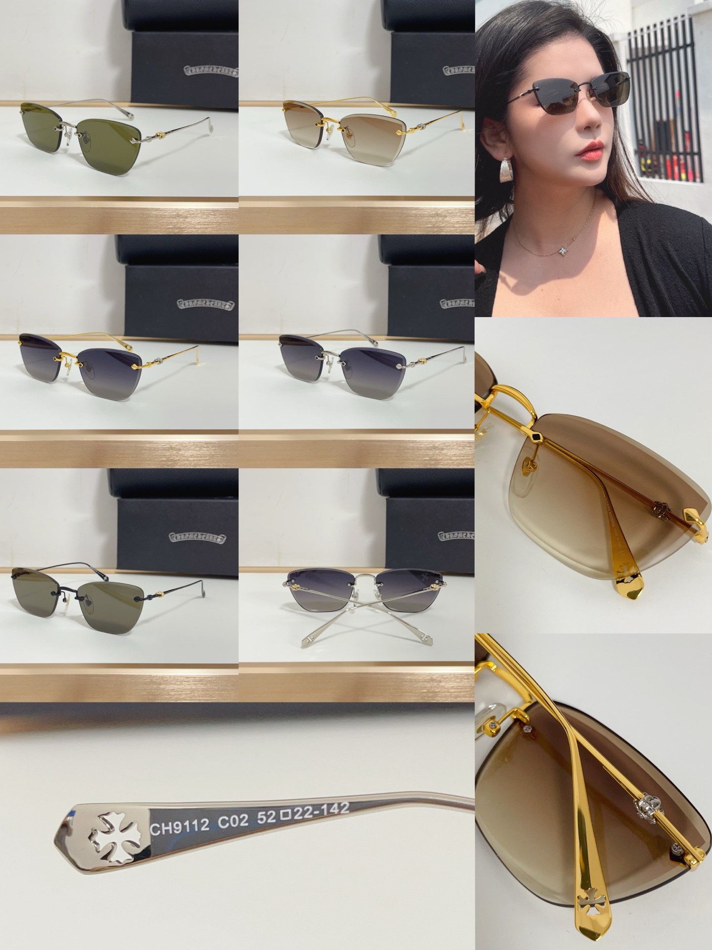크롬하츠 선글라스 54636 Chrome Hearts Sunglasses