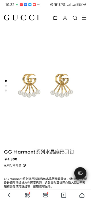 구찌 귀걸이 55516 Gucci Earrings