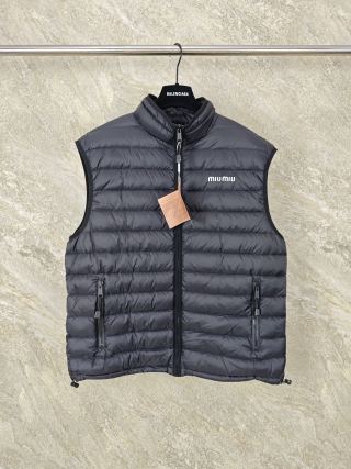 미우미우 로고 자수 나일론 자켓 5619 Miu Miu