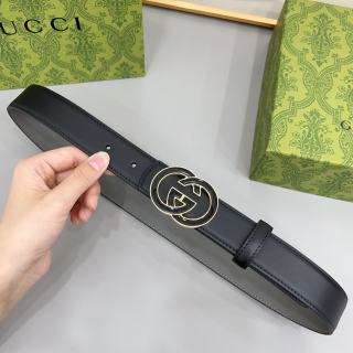구찌 더블 G 에폭시 버클 리버서블 가죽 벨트 56994