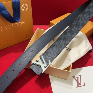 루이비통 LV 옵틱 버클 캔버스 벨트 57523