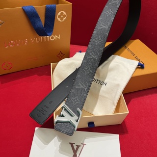 루이비통 LV 옵틱 버클 캔버스 벨트 57525